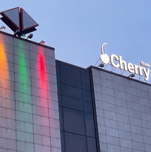 Cherry TEAM 3D iškaba šviečianti